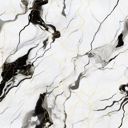 A389 Black Veined Marble - Palmetto Sky Studio