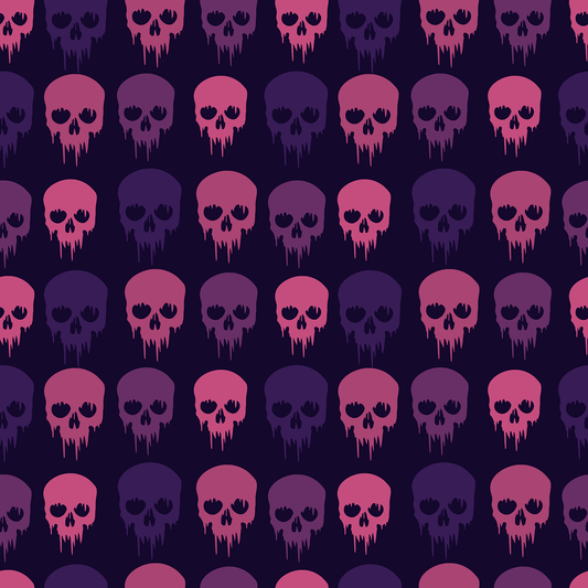 A391 Toxic Skulls Pattern - Palmetto Sky Studio