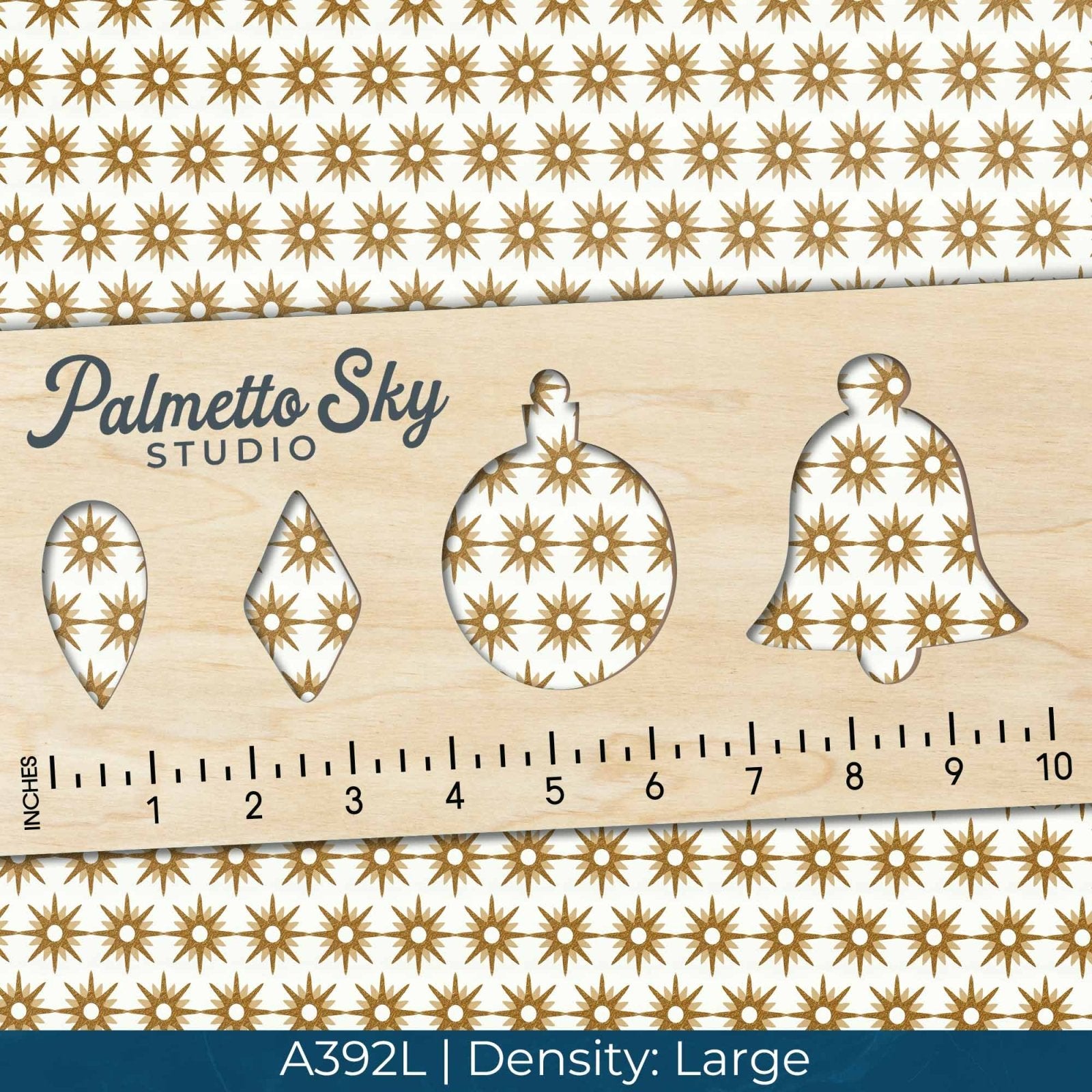 A393 Geometric Sun Pattern - Palmetto Sky Studio