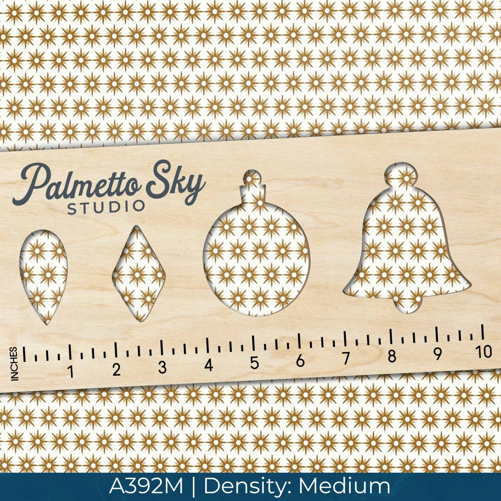 A393 Geometric Sun Pattern - Palmetto Sky Studio