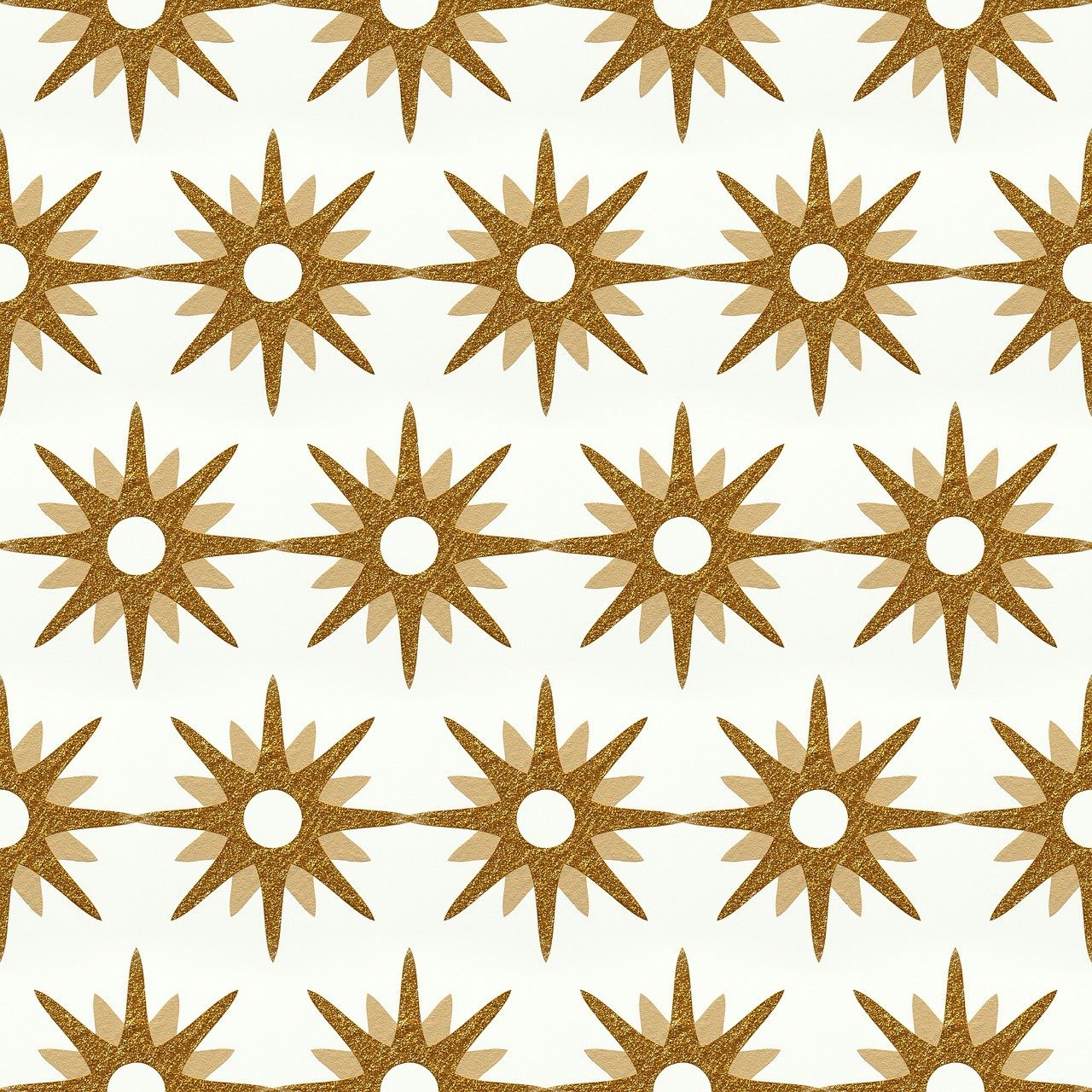 A393 Geometric Sun Pattern - Palmetto Sky Studio