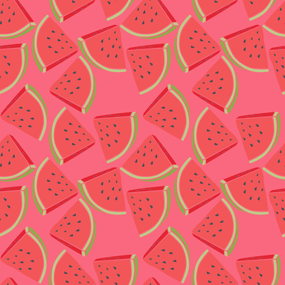 A394 Pink Watermelon Pattern - Palmetto Sky Studio