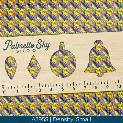 A395 Blue Yellow Marble Paint - Palmetto Sky Studio