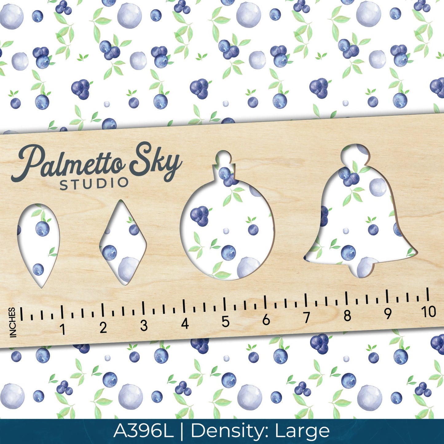 A396 Minimal Blueberry Pattern - Palmetto Sky Studio