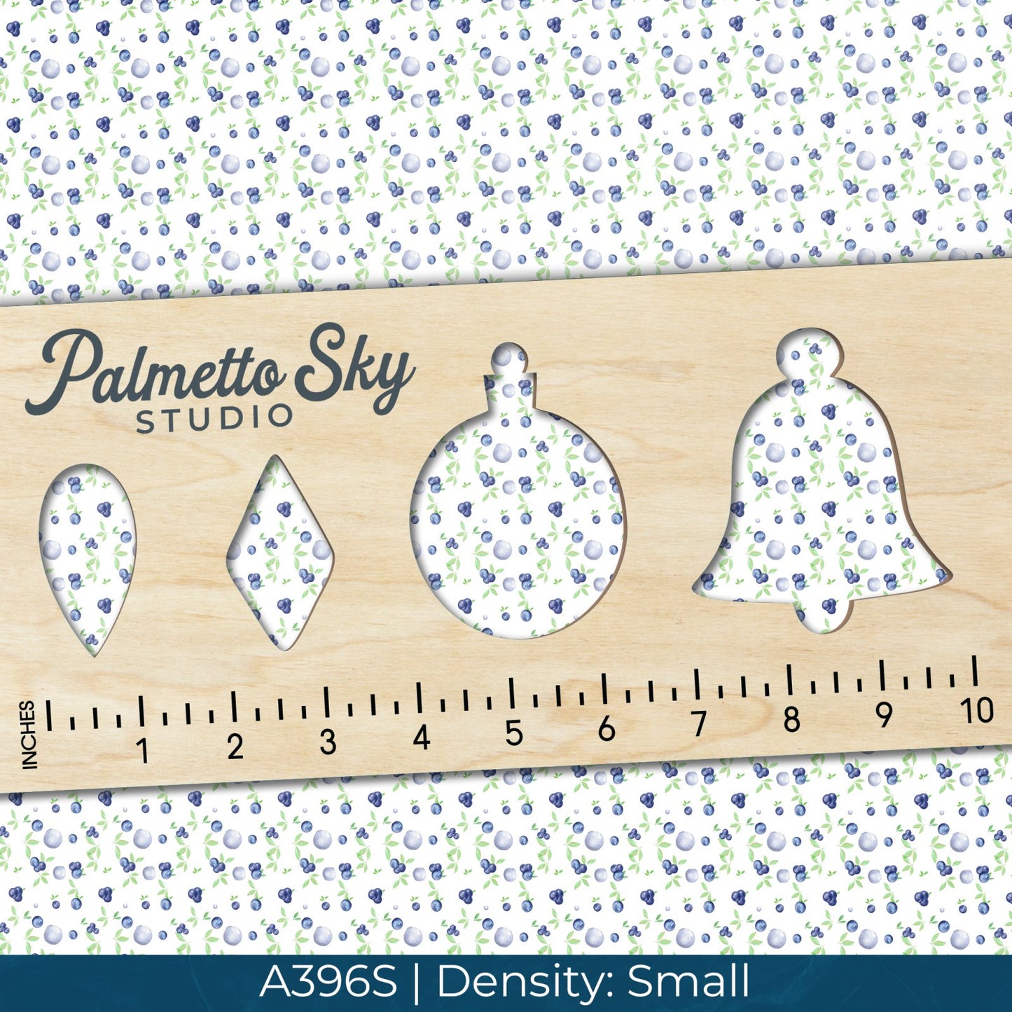 A396 Minimal Blueberry Pattern - Palmetto Sky Studio