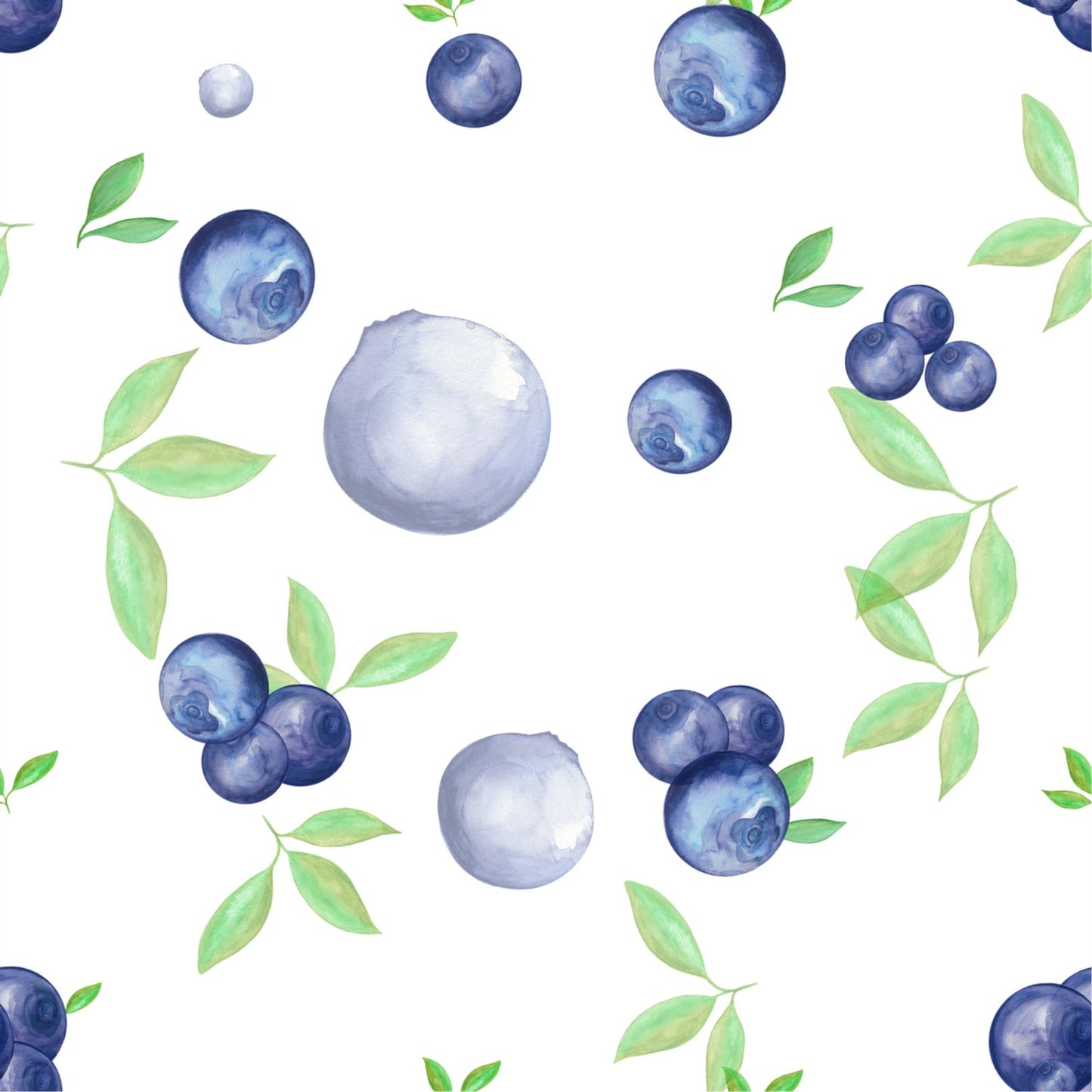 A396 Minimal Blueberry Pattern - Palmetto Sky Studio