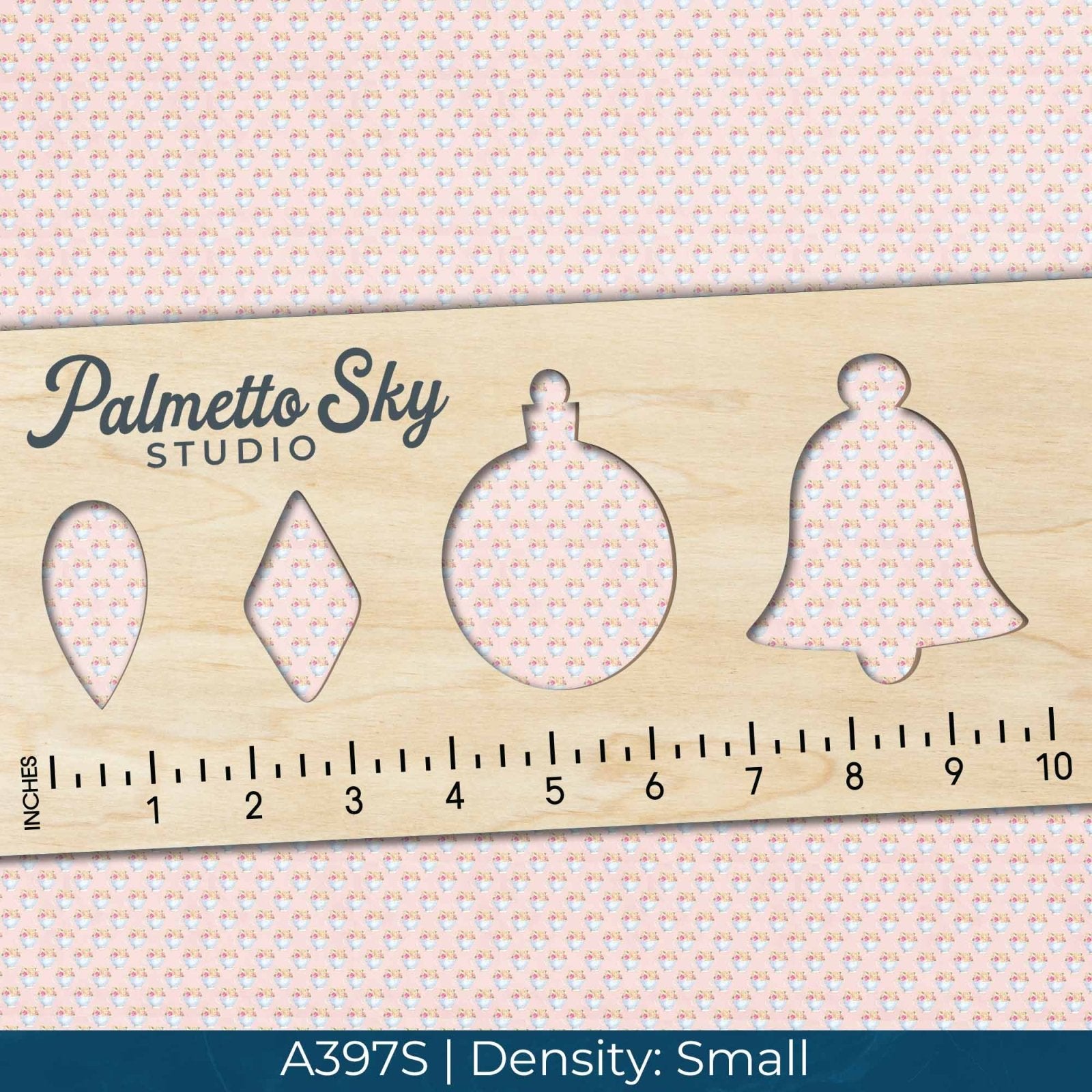 A397 Floral Teacup Pattern - Palmetto Sky Studio