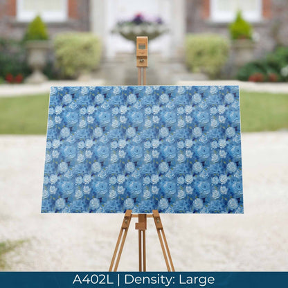 A402 Blue Watercolor Floral - Palmetto Sky Studio