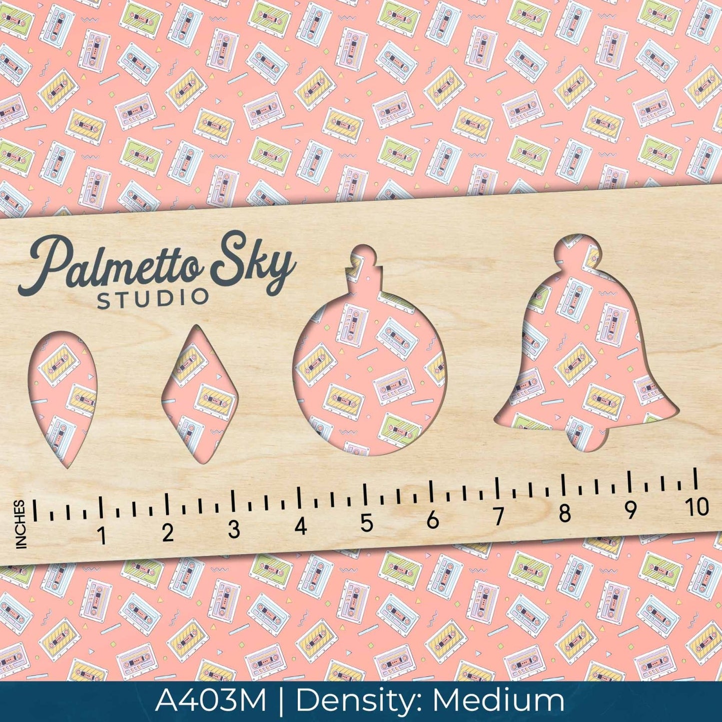 A403 80s Cassette Pattern - Palmetto Sky Studio