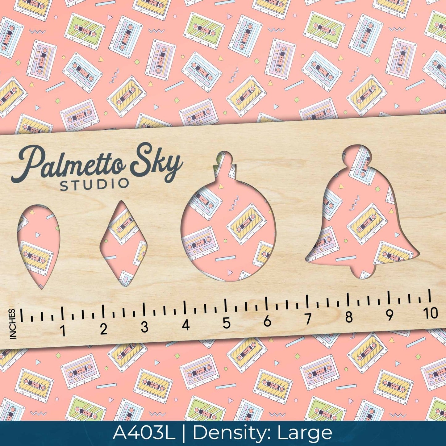 A403 80s Cassette Pattern - Palmetto Sky Studio