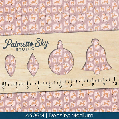 A406 Purple Deer Doilies - Palmetto Sky Studio