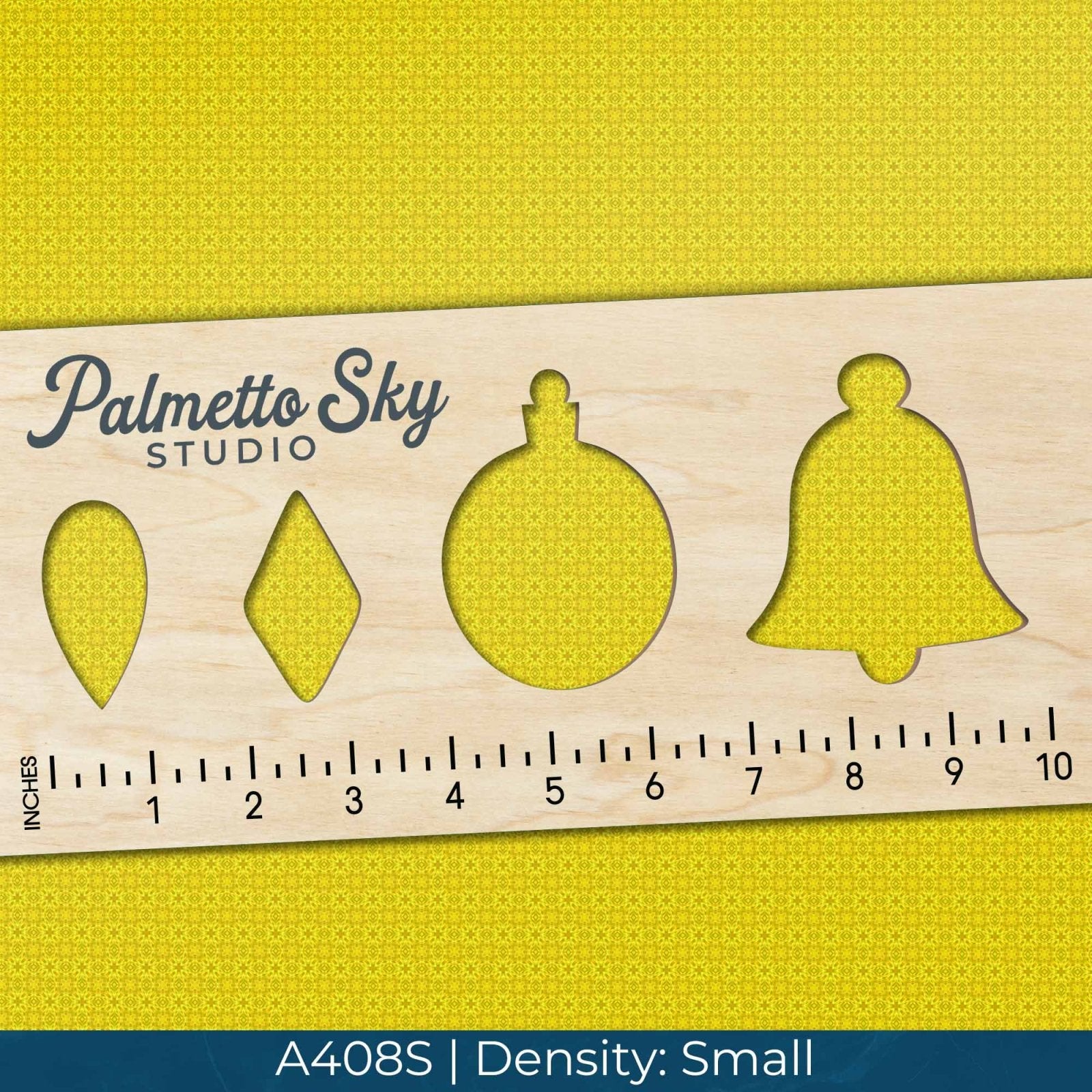 A408 Yellow Kaleidoscope Pattern - Palmetto Sky Studio