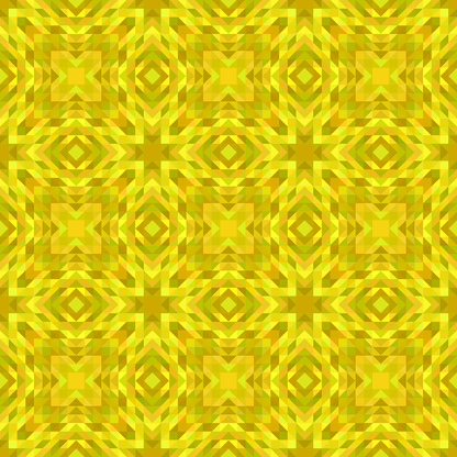 A408 Yellow Kaleidoscope Pattern - Palmetto Sky Studio