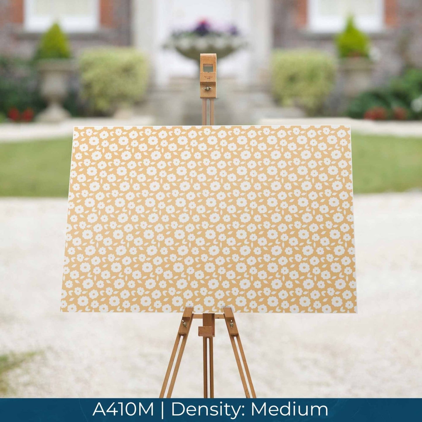 A410 Golden Bold Floral - Palmetto Sky Studio