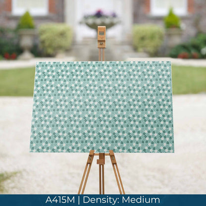 A415 Fun Teal Blossoms - Palmetto Sky Studio