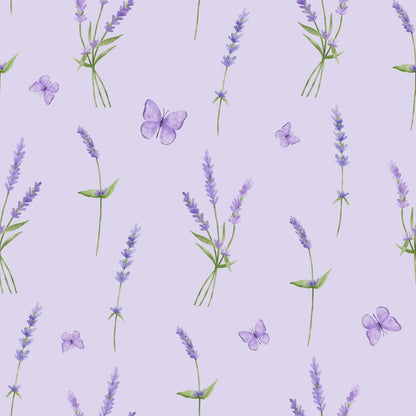 A418 Lavender Spring Butterflies - Palmetto Sky Studio