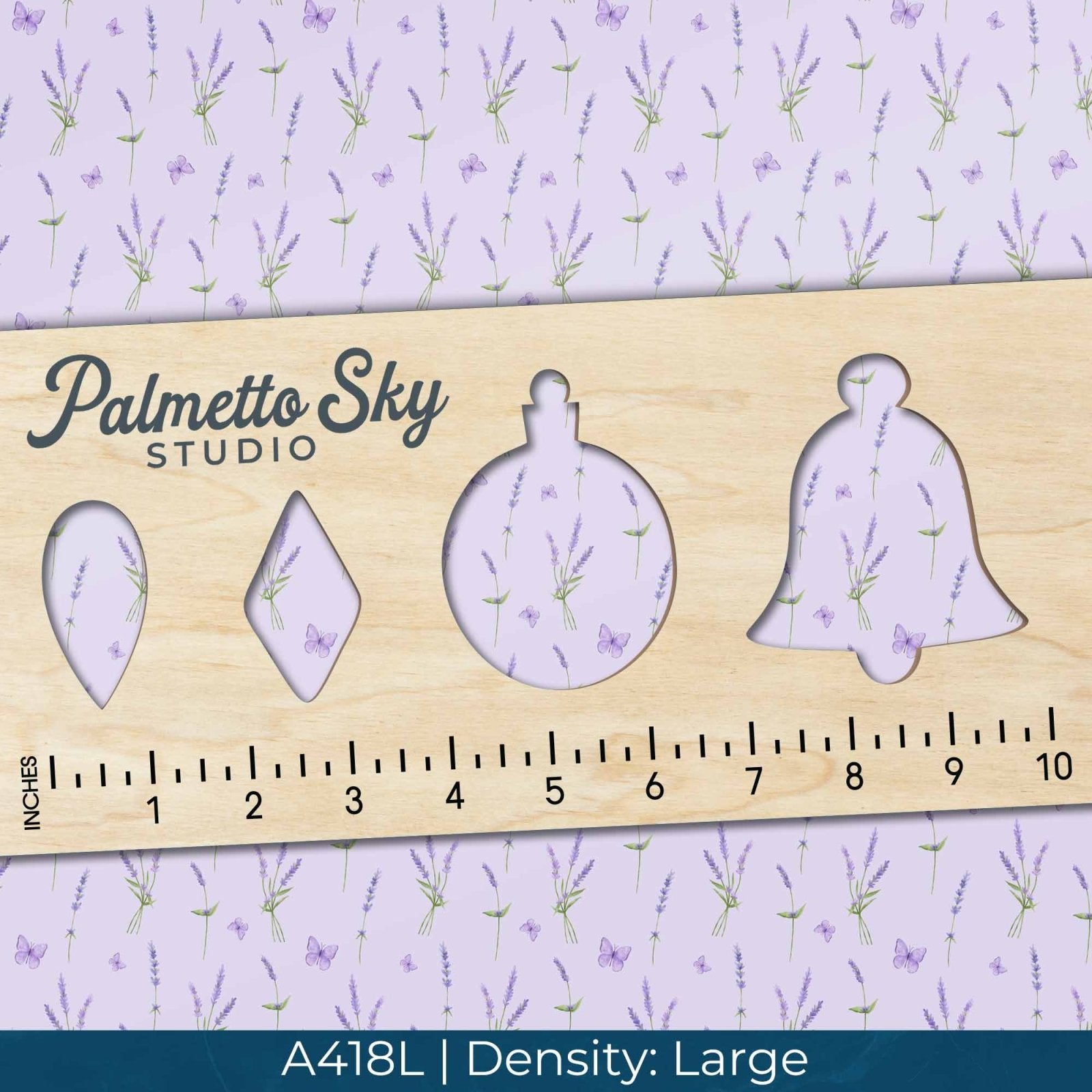 A418 Lavender Spring Butterflies - Palmetto Sky Studio