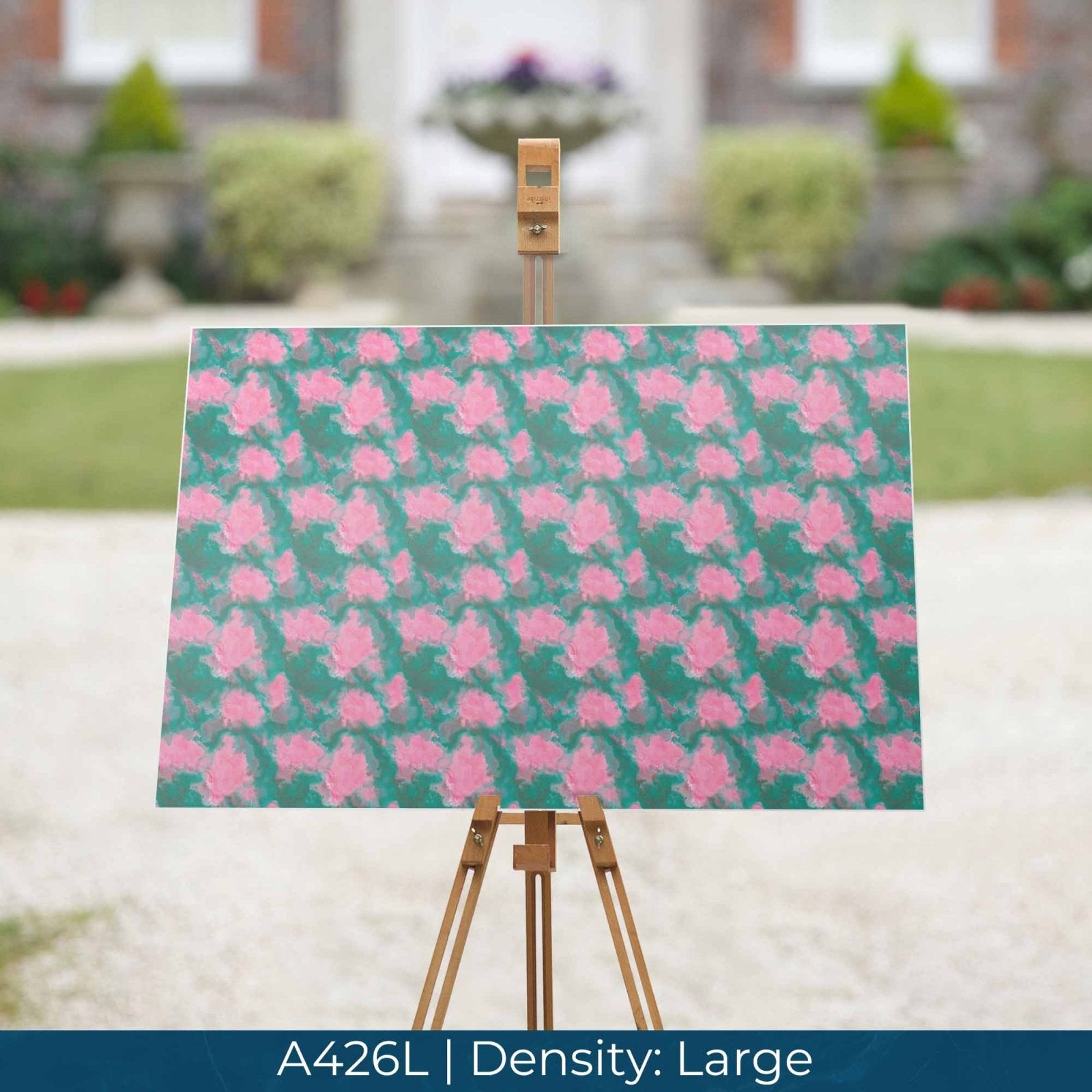 A426 Pink & Green Watercolor - Palmetto Sky Studio