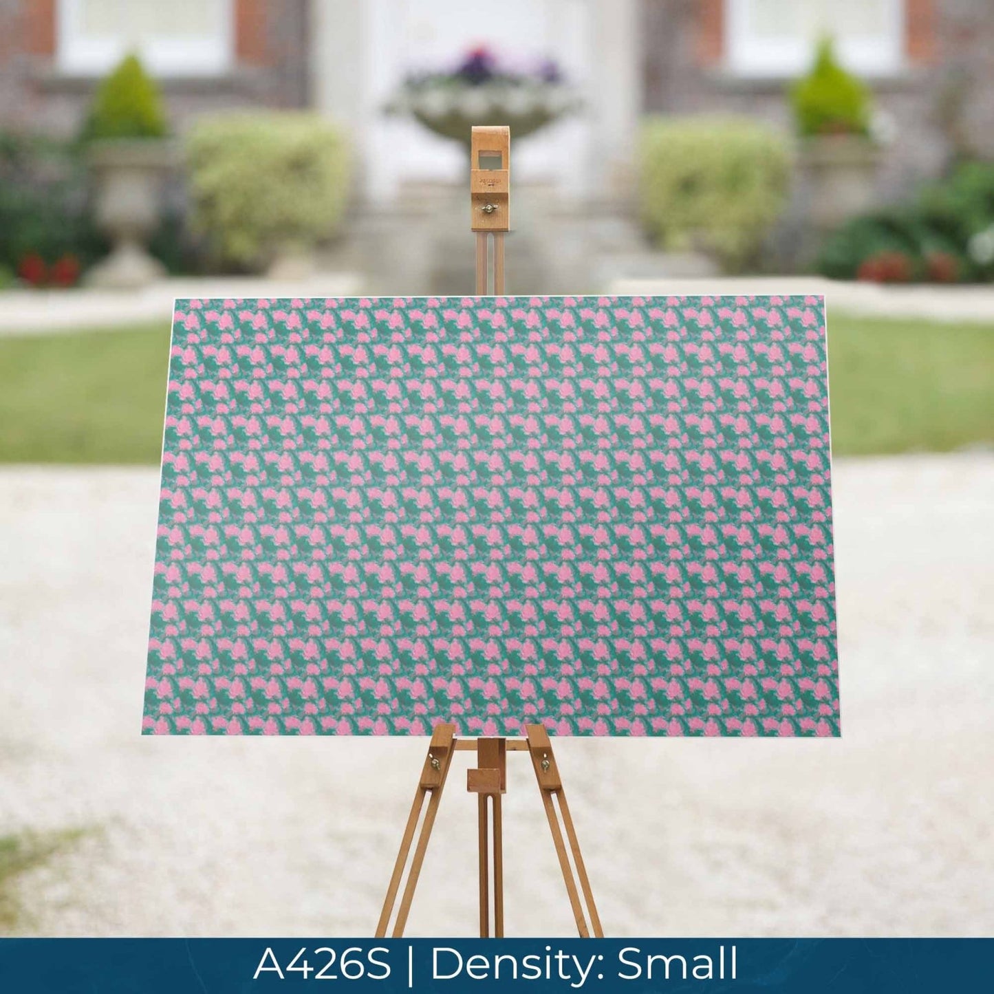 A426 Pink & Green Watercolor - Palmetto Sky Studio