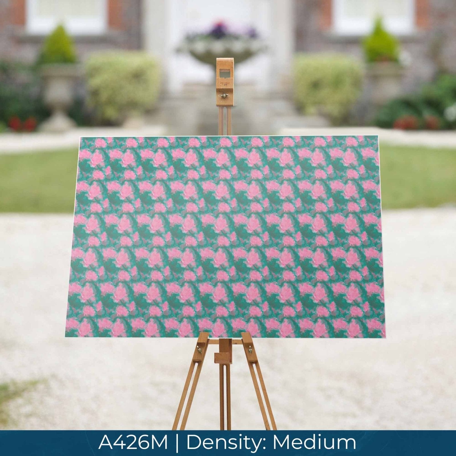 A426 Pink & Green Watercolor - Palmetto Sky Studio