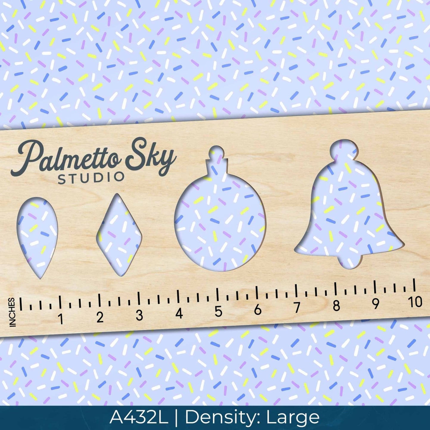 A432 Blue Party Sprinkles - Palmetto Sky Studio