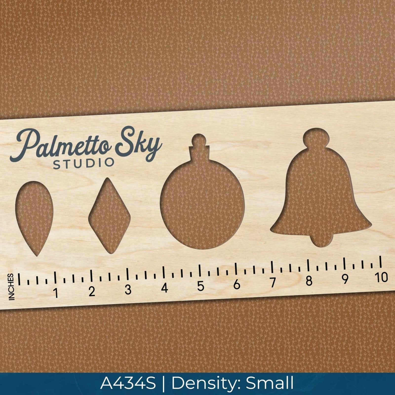 A434 Muted Brown Florals - Palmetto Sky Studio