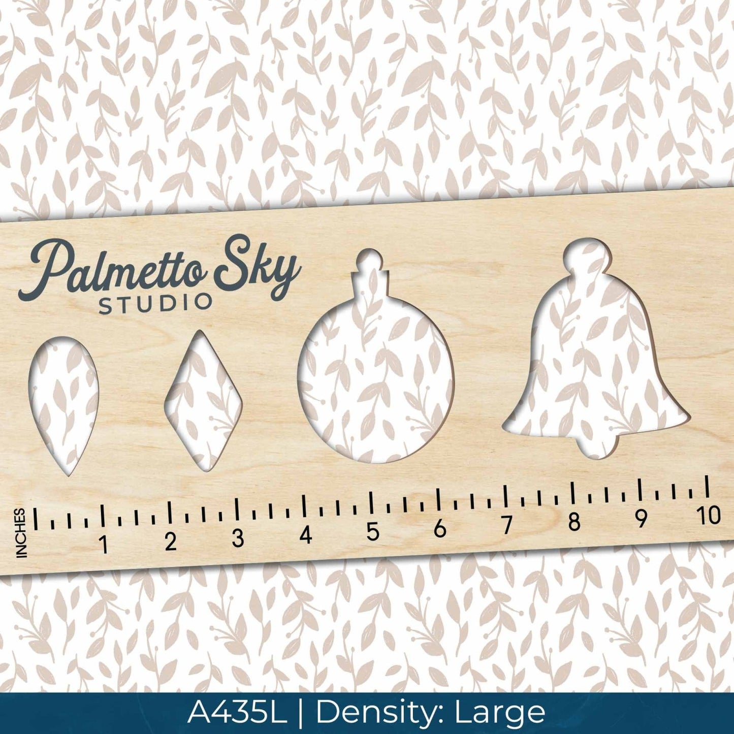 A435 White Neutral Florals - Palmetto Sky Studio